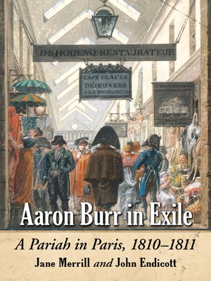 cover image of Aaron Burr in Exile